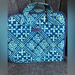 Vera Bradley Hanging Cosmetic Bag - Retired Pattern “Cuban Tiles”.